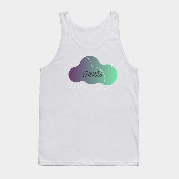 He / Its Pronoun Tank Top by Eren